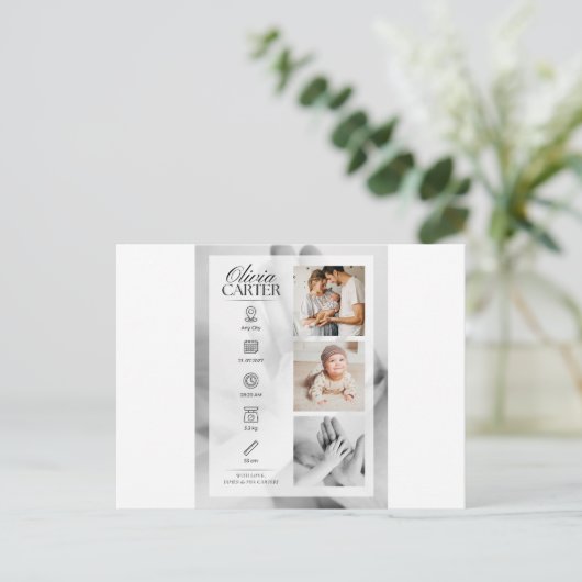 baby shower ポストカード (スタンド正面)