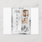 baby shower ポストカード (正面)