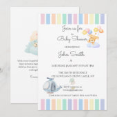 BABY SHOWER 招待状 (正面/裏面)