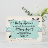 Baby Shower 招待状 (スタンド正面)