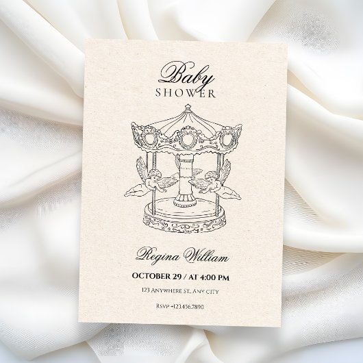 Baby Shower 招待状