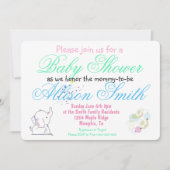 Baby Shower 招待状 (正面)