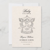 Baby Shower 招待状 (正面)