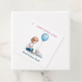 Baby Shower 新しい小さな愛情 (兄弟姉妹) フェイバータグ (インサイチュ)