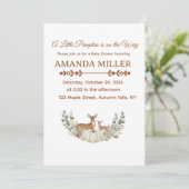 Baby Shower :A Little Pumpkin is on the Way 招待状 (スタンド正面)