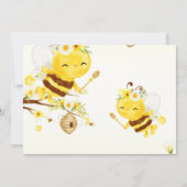 Baby Shower Bee Sweet As Can Bee Photo 招待状 (裏面)