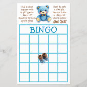 Baby Shower BINGO and Who Knows Mommy Best チラシ (正面)