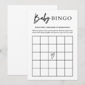 Baby Shower Bingo Card Game アドバイスカード (正面/裏面)