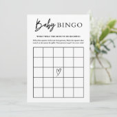 Baby Shower Bingo Card Game アドバイスカード (スタンド正面)
