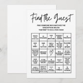 Baby Shower Bingo Card Game ノートカード (正面/裏面)