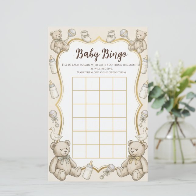 Baby Shower Bingo Game (スタンド正面)