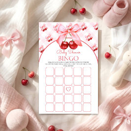 Baby shower Bingo game Card
