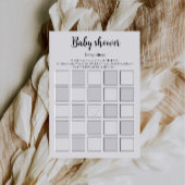 Baby Shower Bingo Game Printable, Baby Gift Bingo  招待状
