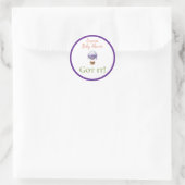 Baby Shower Bingo Stickers – Personalized “Got It! ラウンドシール (バッグ)