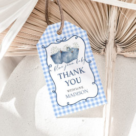 Baby Shower Blue Jean Gift Tag ギフトタグ