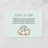 Baby Shower Books for Baby Enclosure Card Dinosaur エンクロージャーカード (正面)