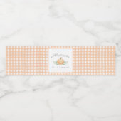 Baby Shower Bottle Label | A Little Pumpkin ペットボトルラベル (シングルラベル)