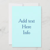 Baby Shower Boyのお知らせ 招待状 (裏面)