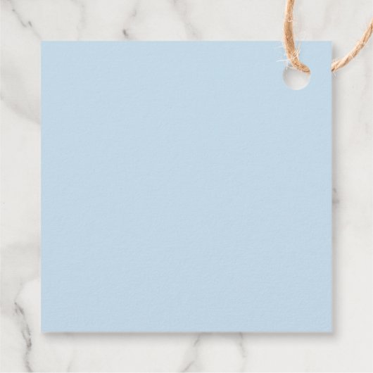 Baby Shower Boy with bow フェイバータグ (裏面)