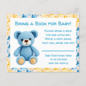 Baby Shower Bring a Book for Baby チラシ (正面)
