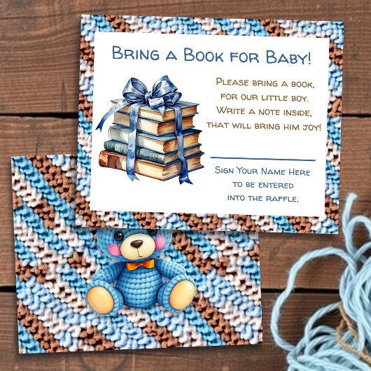 Baby Shower Bring a Book for Baby チラシ