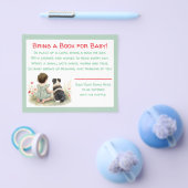 Baby Shower Bring a Book for Baby Raffle チラシ (シングル)