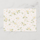 Baby Shower Bring A Book Instead of a Card  エンクロージャーカード (裏面)