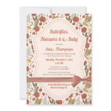 Baby Shower | Butterflies & Blossoms 詩的な花