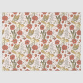 Baby Shower | Butterflies & Blossoms Poetic Floral 薄葉紙 (正面)