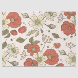 Baby Shower | Butterflies & Blossoms Poetic Floral 薄葉紙