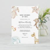 Baby Shower by Mailの招待 招待状 (スタンド正面)