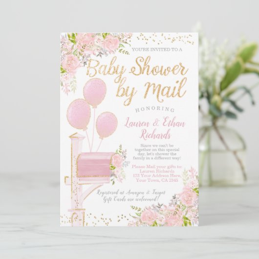 Baby Shower by Mail 招待状 (スタンド正面)