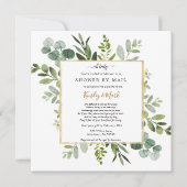 Baby Shower by Mail 招待状 (正面)