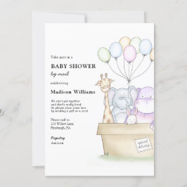 Baby Shower by Mail 招待状