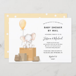 Baby Shower by Mail Elephantの招待 招待状