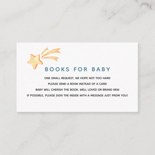 Baby Shower by Mail Send a Book Enclosure Card エンクロージャーカード (正面)