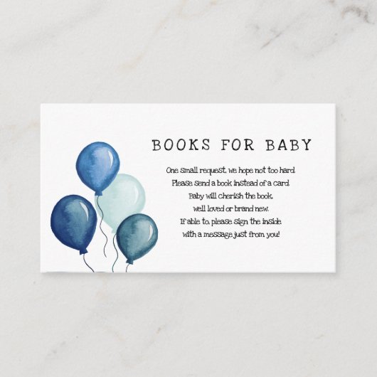 Baby Shower by Mail Send a Book Enclosure Card エンクロージャーカード (正面)