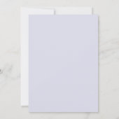 Baby Shower by Mail Waterカラー薄紫とスカイブルー 招待状 (裏面)