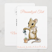 Baby Shower Card シーズンカード (正面/裏面)