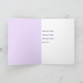 Baby Shower Carriage Invitations  カード (内部)