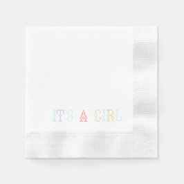 Baby Shower Cocktail Napkins 縁ありカクテルナプキン