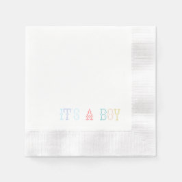 Baby Shower Cocktail Napkins 縁ありカクテルナプキン