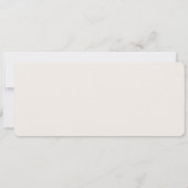 Baby Shower Concert Ticket Invitation (裏面)