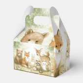 Baby Shower Cute Baby Animals フェイバーボックス (裏面サイド)