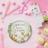 Baby Shower Cute Baby Animals ペーパープレート (パーティー)