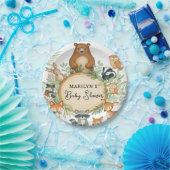 Baby Shower Cute Baby Animals ペーパープレート (パーティー)