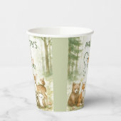 Baby Shower Cute Baby Animals 紙コップ (左)