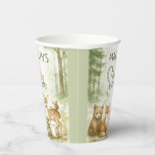 Baby Shower Cute Baby Animals 紙コップ (右)