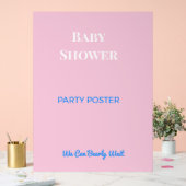 Baby Shower Decorations Party Signs | Elegant アクリルサイン (ウェディング)