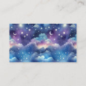Baby Shower Diaper Raffle Card–Starry Sky エンクロージャーカード (裏面)